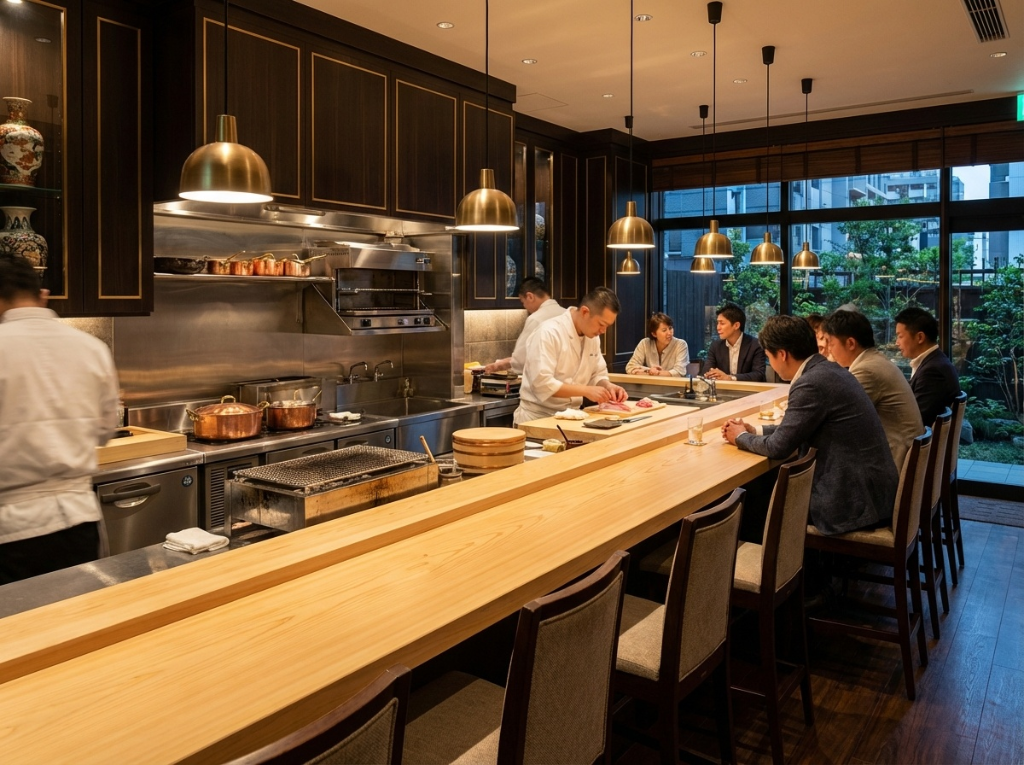 カウンター席8席