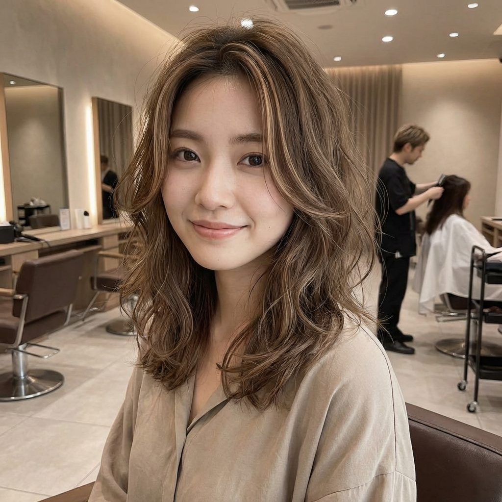 くびれミディ × ハイライト