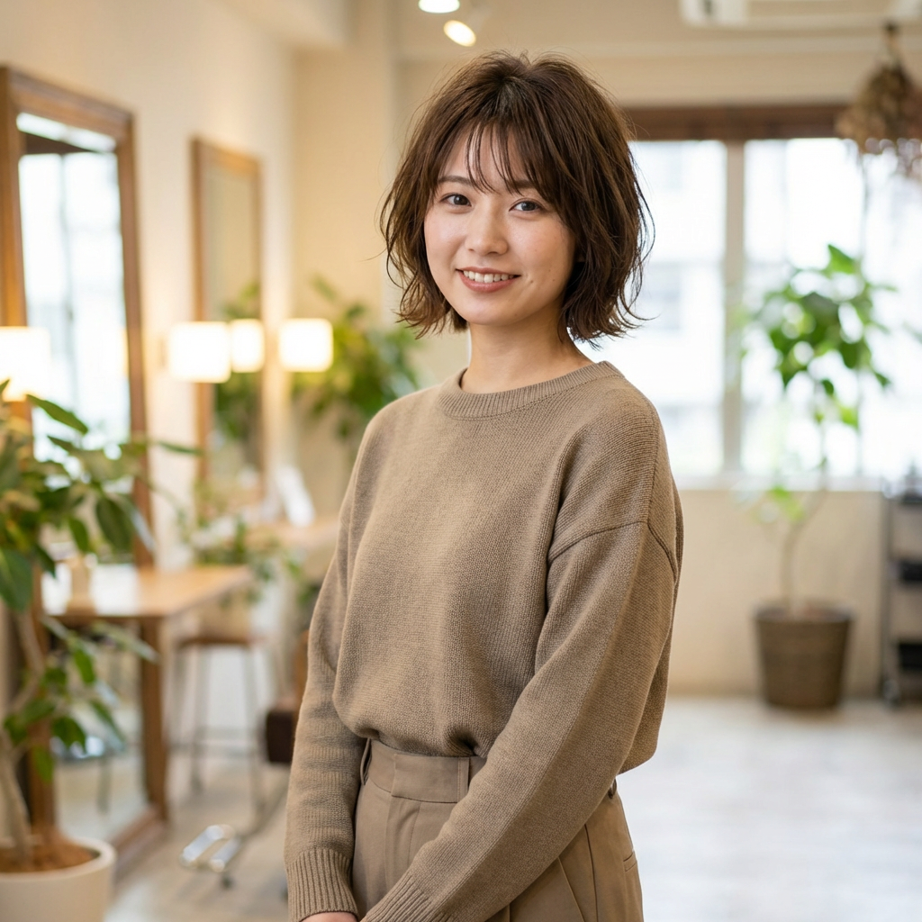 大人ショートボブ